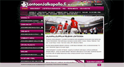 Desktop Screenshot of lontoonjalkapallo.fi